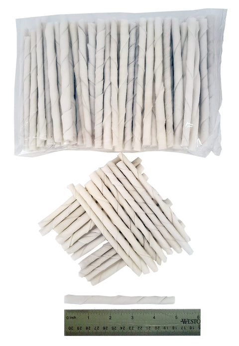 Rawhide Twists 5" Natural, 100-Pk